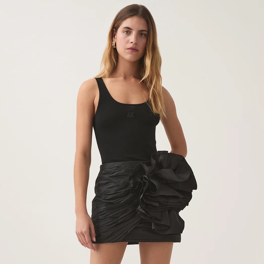Aje Potion Spiral Mini Skirt
